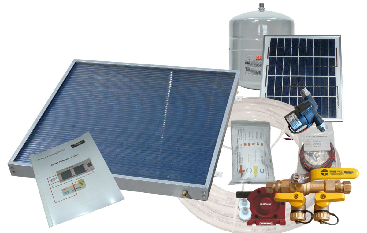 RV Freeze Protected Solar Water Heater Kit: With Built-In Heat Exchang ...