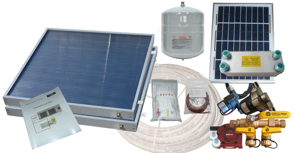 RV Freeze Protected Solar Water Heater Kit: With Built-In Heat Exchang ...