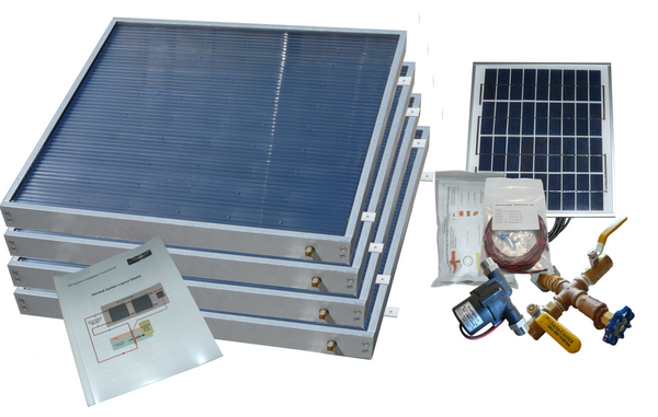 Panel Standard Solar Water Heater Kit - Main Image